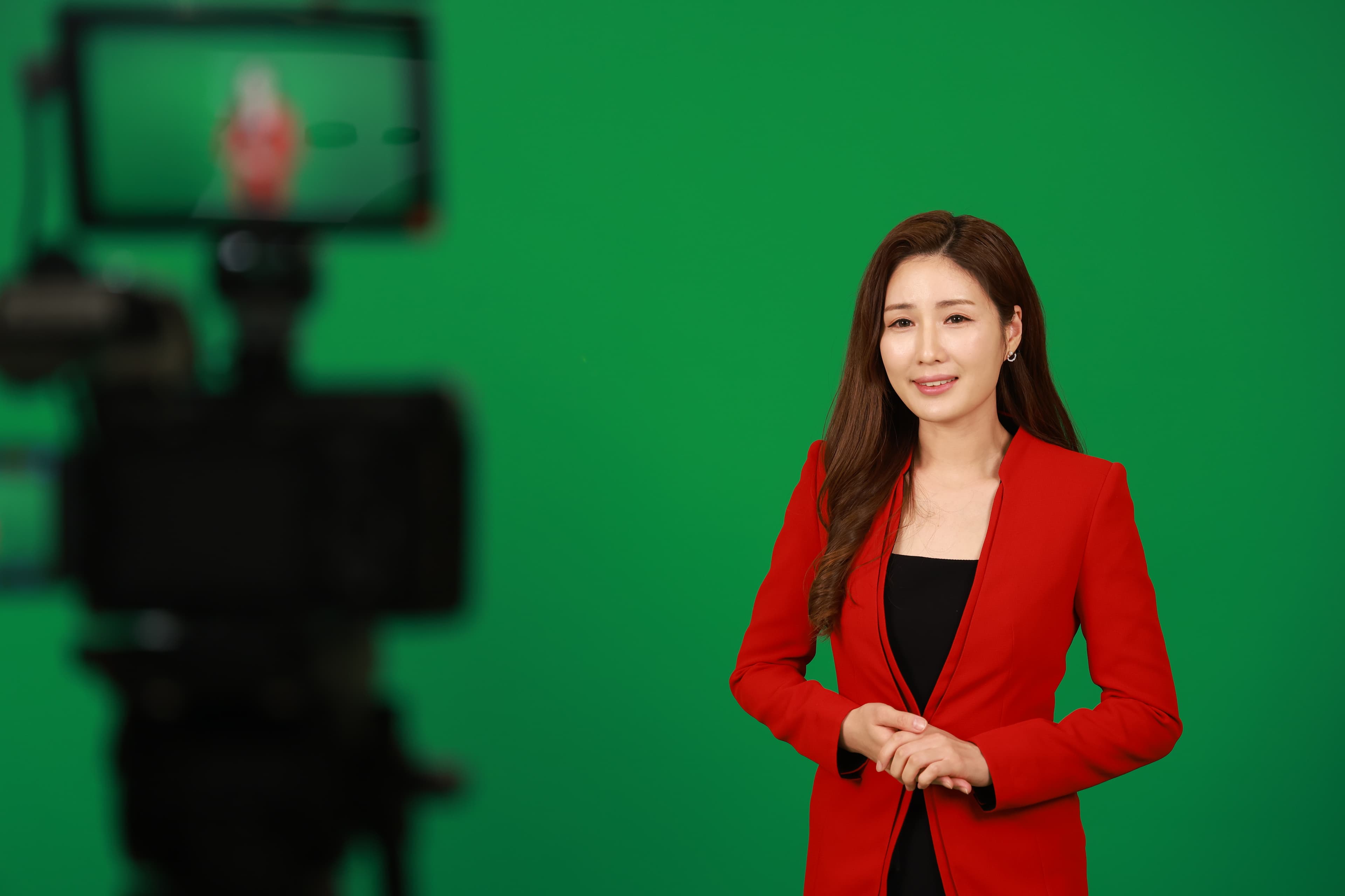 크로마키 촬영 2